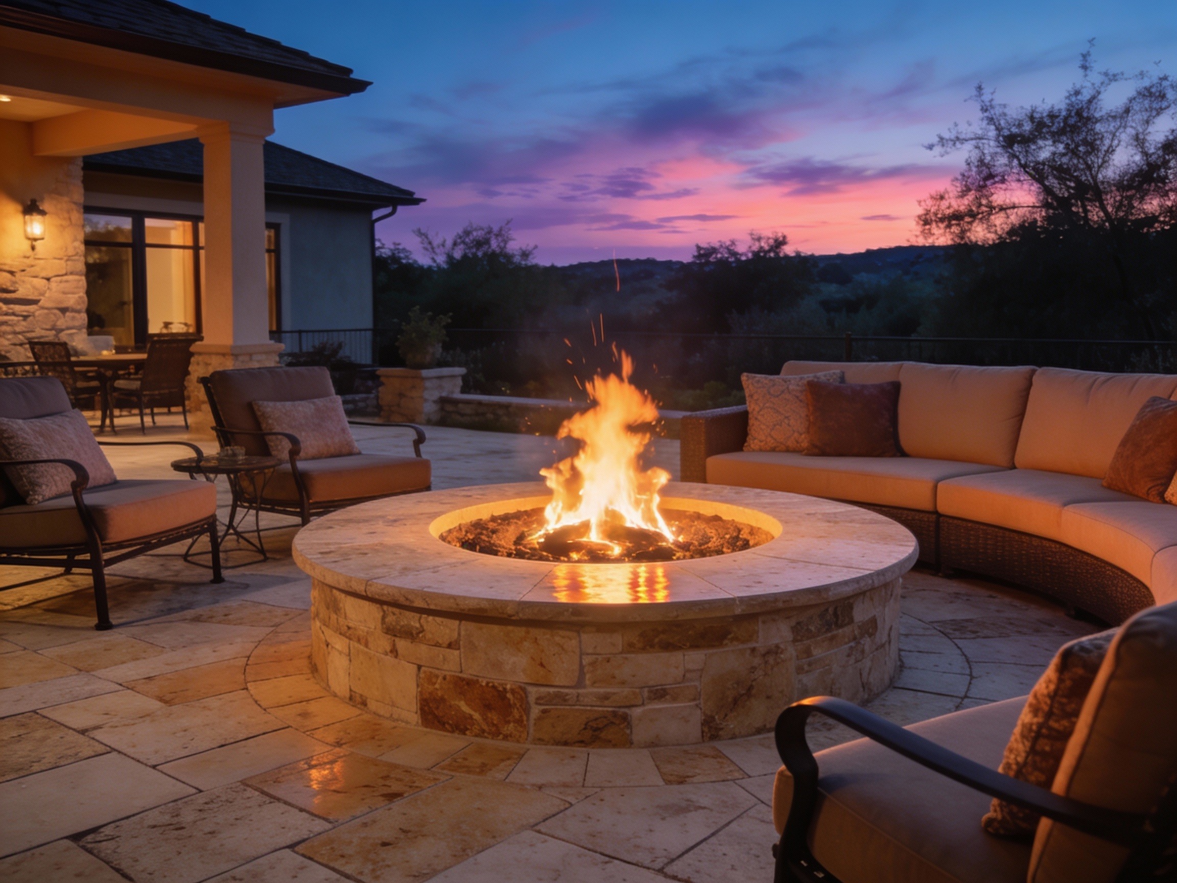 Patio with Fire Pit