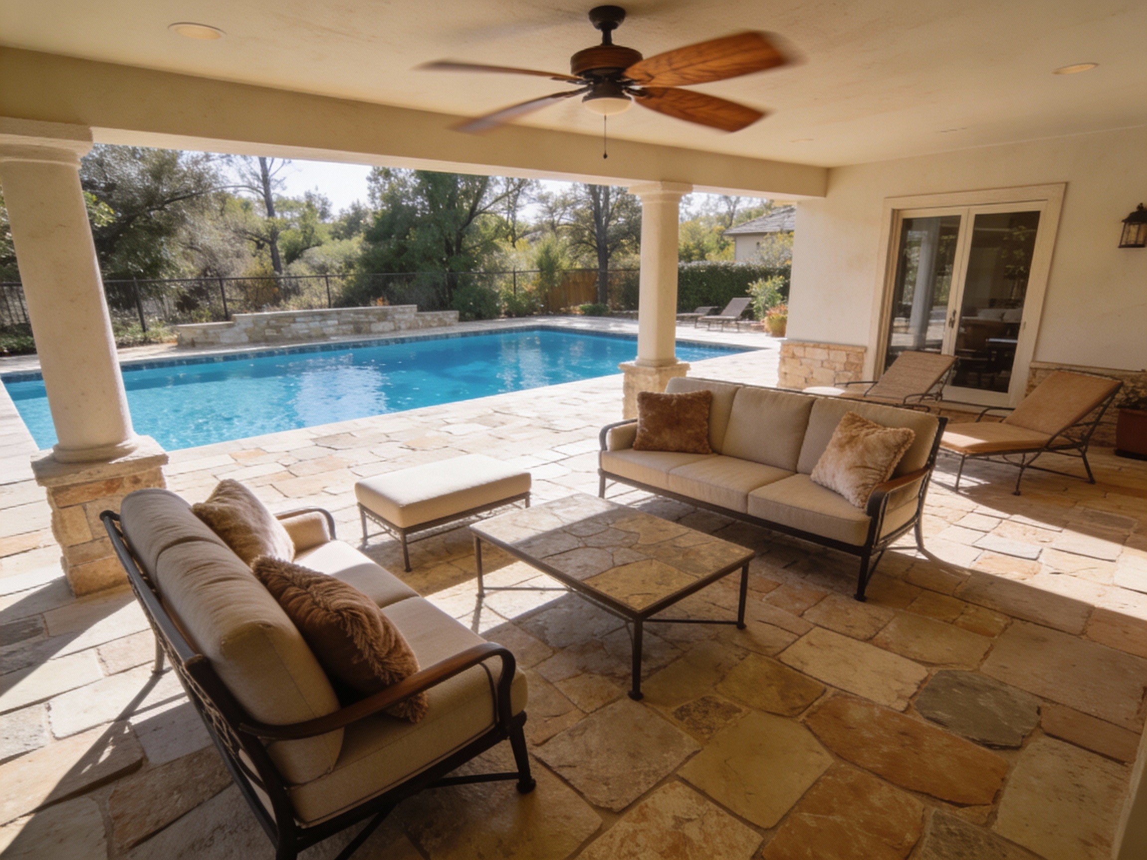 Multi-level patio design